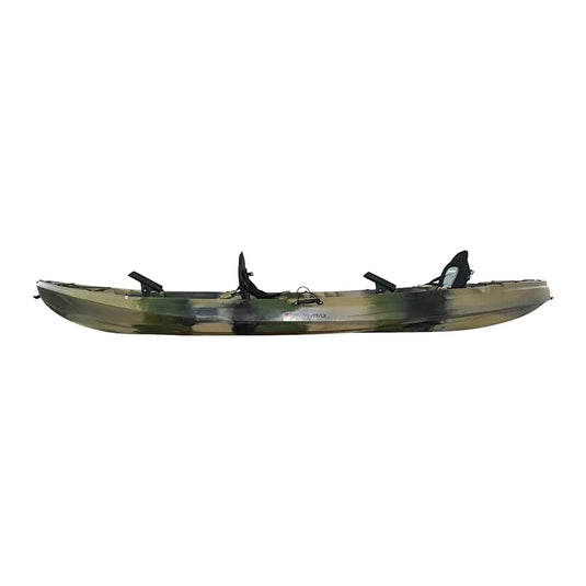 WIN.MAX Whale Family Big Two Seater Fishing Kayak mit 2 Kombi-Paddeln