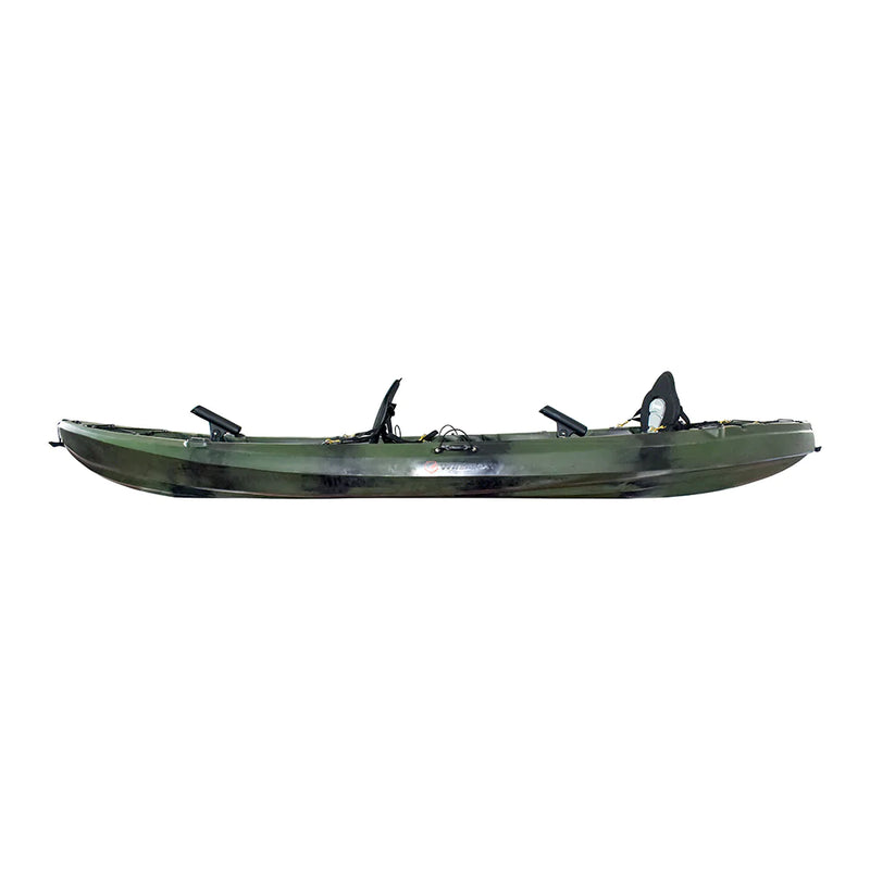 Load image into Gallery viewer, WIN.MAX Whale Family 2 person fishing kayak with 2 combo paddles
