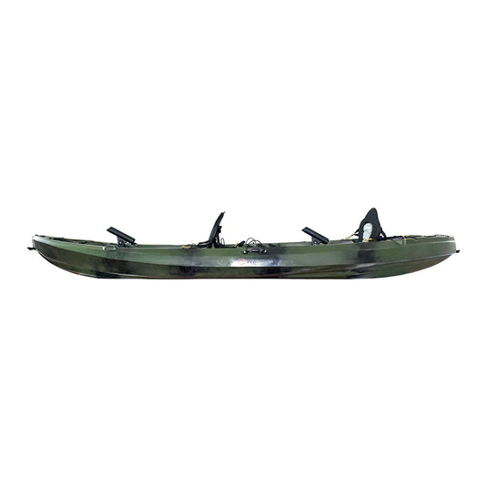 WIN.MAX Whale Family Kayak de pesca para 2 personas con 2 palas combinadas